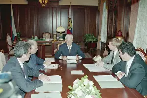 Chubais: Boris Yeltsin meets with top ministers