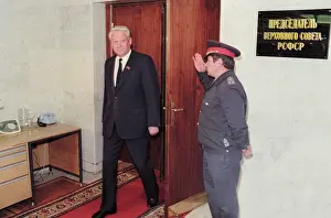 Experience: Boris Yeltsin opens exhibition, 1990