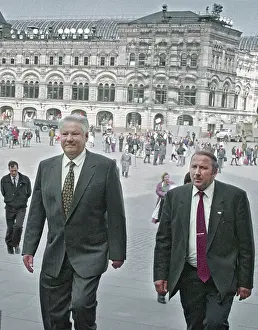 Walks: Boris Yeltsin in Red Square