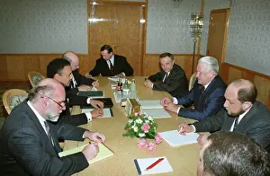 Braun: Boris Yeltsin and Ronald Braun, 1994