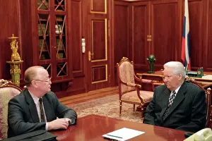 Gerashchenko: Boris Yeltsin and Viktor Gerashchenko, 1998