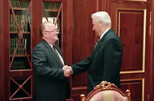 Sentsov: Boris Yeltsin and Viktor Gerashchenko, 1998