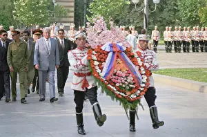 Sofia: Boris Yeltsin visit to Bulgaria, 1992