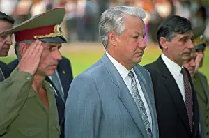 Sofia: Boris Yeltsin visit to Bulgaria, 1992
