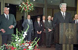 Bonn: Boris Yeltsin visit to FRG, 1991