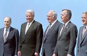 Mitterrand: Boris Yeltsin visit to Germany, 1992