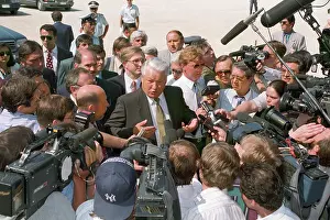 Corfu: Boris Yeltsin visit to Greece, 1994