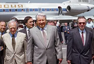 Corfu: Boris Yeltsin visit to Greece, 1994