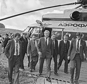 Kronotsky: Boris Yeltsin visit to Kamchatka, 1990