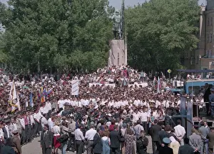 Novocherkassk: Boris Yeltsin visit to Rostov Oblast