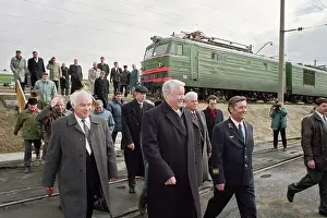 Ryazan: Boris Yeltsin visit to Ryazan, 1995