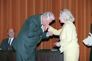 Honoured: Boris Yeltsin to visit State Tretyakov Gallery, 1996