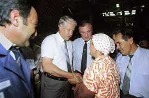 Tatar: Boris Yeltsin visit to Tatarstan, 1990