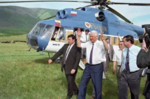 Kyzyl: Boris Yeltsin visit to Tuva, 1994