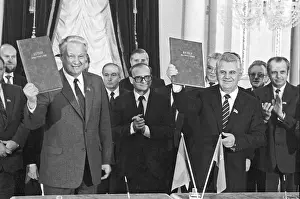 Kravchuk: Boris Yeltsin visit to Ukraine, 1990