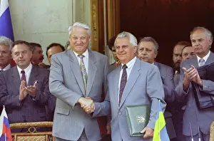 Yalta: Boris Yeltsin visit to Ukraine, 1992