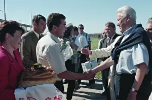 Stavropol: Boris Yeltsin visits Stavropol District