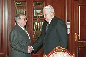 Boris Yeltsin and Yevgeny Primakov, 1999