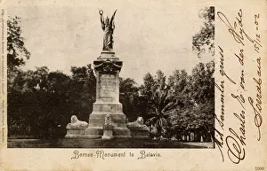 Batavia: Borneo Monument, Batavia (Jakarta), Java, Indonesia