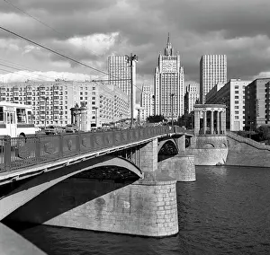 Vasily: Borodino Bridge in Moscow, 1976