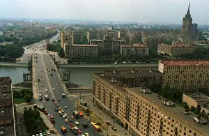 Belgrad: Borodinsky bridge in Moscow, 1989