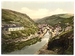 Boscastle: Boscastle, the valley, Cornwall, England