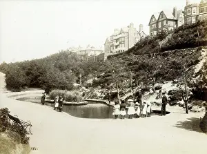 Chine: Boscombe Chine Lake, Bournemouth