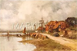 Bosham: BOSHAM MILL BRIDGE 1906