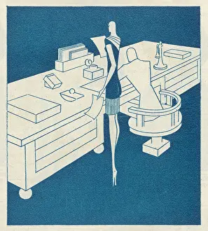 Secretaries: BOSS AND SECRETARY 1928