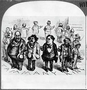 Stereograph: Boss Tweed - Tammany Hall - Corruption