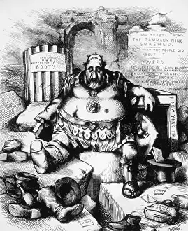 Tammany: Boss William Tweed depicted among the ruins ?