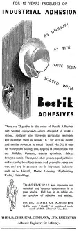 Adhesives: Bostik Adhesives & Sealants