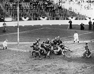 Lcgr1308: Boston Redskins after missing a point, during