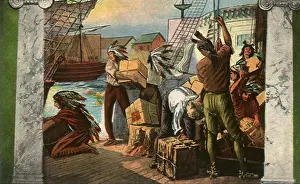 Britains: Boston Tea Party. Boston Harbor - 1773