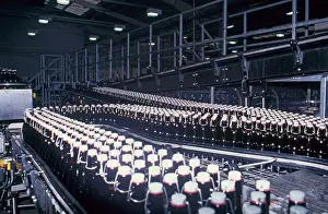 Besley: Bottled drink being produced in a factory