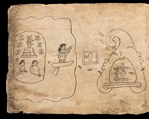 Huitzilopochtli: Boturini Codex, Museo Nacional de Antropologia, Mexico City