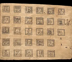 Pictograph: Boturini Codex, Museo Nacional de Antropologia, Mexico City