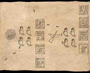 13th Century: Boturini Codex, Museo Nacional de Antropologia, Mexico City