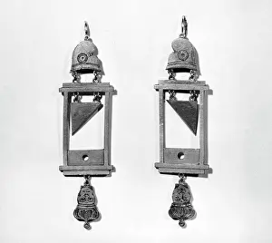 Earring: Boucles D'Oreilles Avec Guillotine