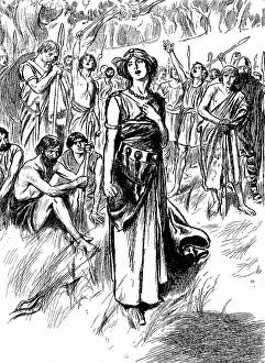 Briton: Boudicca (Boadicea) lst century British queen