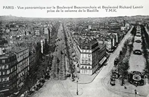 Unattributed: Boulevard Beaumarchais and Boulevard Richard Lenoir