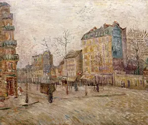 Clichy: Boulevard de Clichy, by Van Gogh
