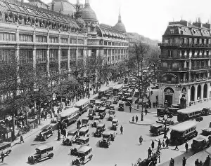 Haussmann: Boulevard Haussmann, 1929