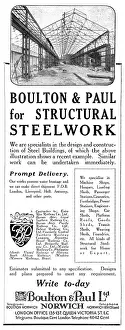 Steelwork: Boulton & Paul Hangars & Structural Steelwork