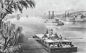 Steamboats: Bound down the River