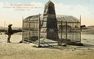 Obelisks: Boundary Monument between USA and Mexico