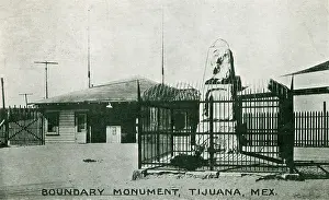 Obelisks: Boundary Monument between USA and Mexico - Tijuana