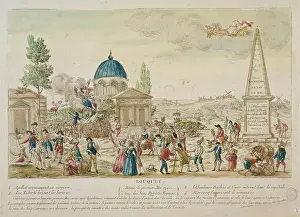 Tollgate: Bouquet. Anonymous Engraving. Paris, Musee