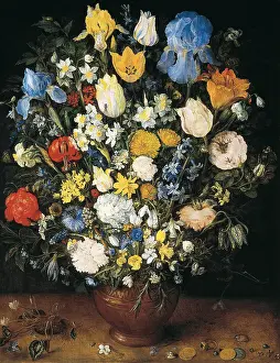 Breugel: Bouquet in a Clay Vase