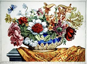 Naude: Bouquet of flowers in a bowl
